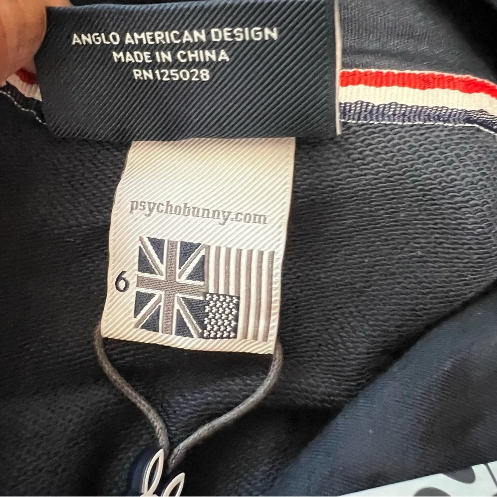 NWT Psycho Bunny Hoody, Size 6 - Picture 5 of 10